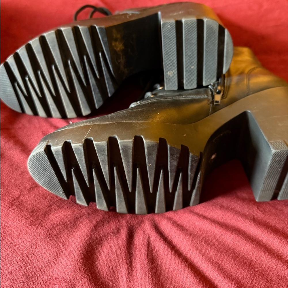BP Black Heeled Boots - Picture 3 of 7